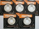 GUY MITCHELL 5 RARE PHILIPS PROMO ROCK´N´ROLL / 50S POP SINGLES MINT-