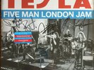 Tesla - Five Man London Jam Colored Double LP Vinyl SIGNED AUTOGRAPHED