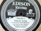 1928 electric Edison Diamond Disc 52232 Jazzy fox trots   Rain or Shine Loud  E