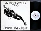 ALBERT AYLER TRIO Spiritual Unity LP ESP DISK 1002 US 1966 MONO FREE JAZZ VG+