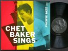 CHET BAKER Sings PACIFIC JAZZ RECORDS PJ-1222 US 1956 DG MONO Russ Freeman