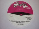 j j barnes think ive got a good chance/love at uk hayleys soul 45 reissue