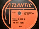 The Clovers Ting-A-Ling / Wonder Where My Baby's Gone 1952 Atlantic 78 rpm VGVG+