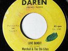 MARSHALL & CHI-LITES-LOVE BANDIT ON DAREN NORTHERN 45-STRONG VG+ HEAR