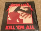 METALLICA Kill Em All 1983 Megaforce MRI-069 Vinyl LP w/shrink Slayer Exodus GBH