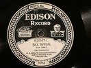 EDISON 52047 B. A. ROLFE Sax Appeal / ERNIE GOLDEN Dear Eyes That Haunt Me  E+
