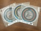 Daft Punk TRON Legacy 3 Translucent Set: Red, Blue & Yellow - MINT CONDITION