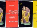 2 x 33t J.S. BACH - Sonates pour Orgue - Marie-Claire Alain (LP)