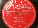 the SCARLETS 78 TRUE LOVE / CRY BABY on RED ROBIN VG 