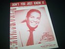 HUEY SMITH Rare Sheet Music 