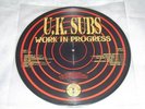 U.K. SUBS (UK) WORK IN PROGRESS VINYL LP ALBUM PICTURE DISC LIMITED EDITION RARE