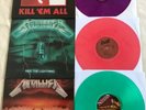 Metallica Kill em all-Ride the lightning-Master of puppets color Vinyl LP MINT