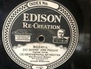 Edison Re Creation Record 78 Rpm Quand Ero Paggio 82241L Quartet From Rigoletto