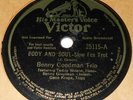 Victor 25115 Benny Goodman Trio Body And Soul / After You've Gone 78 RPM E+ E+