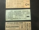 JAN GARBER - EDDIE DUCHIN - BEN BERNIE concert ticket stubs from 1935/1936
