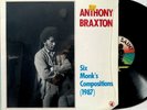 Anthony Braxton SIX MONK'S COMPOSITIONS (1987) lp Black Saint 120 116-1 shrink