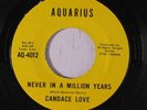 CANDACE LOVE: Never In A Million Years / I Want To Get Back 45 (Sweet Soul)