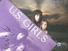 SIGNED PRINT + U.S. GIRLS HEAVY LIGHT NEW SEALED LTD Lavender White VINYL LP