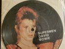 DAVID BOWIE: Supermen / Space Oddity 45 (picture disc) Rock & Pop (RARE) -