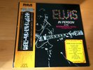 LP ELVIS PRESLEY IN PERSON AT THE INTERNATIONAL HOTEL LAS VEGAS JAPAN OBI
