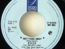 RUSH 'Not Fade Away' Moon Records reissue 7