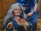 Warlock Triumph and Agony Picture LP Big Cover Pappaufsteller Doro Pesch Metal