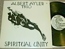 ALBERT AYLER-Spiritual Unity 1966 ESP DISK LP RARE FREE JAZZ ESPDISK 1002 MONO