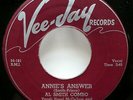 The El Dorados W/ Hazel McCullum 45 Annies Answer VEEJAY LABEL 1954 doowop TB 43