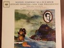 Mahler: Symphony No 3/Bernstein 2LP Stereo Columbia 2-Eye M2S-675 EX