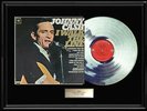 JOHNNY CASH I WALK THE LINE WHITE GOLD SILVER METALIZED RECORD VINYL LP NON RIAA