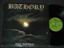 BATHORY The Return..... BLACK METAL LP 1985 USA COMBAT GREEN LABEL ORIG PRESSING