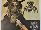 Nunslaughter - Hell's Unholy Fire White Black Splatter Vinyl 12