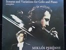 Beethoven: Complete Cello Sonatas - Perenyi **Hungaroton ED1 3LP Stereo Set**