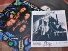 BANG TANGO PSYCHO CAFE RARE VINYL 1989 ORIGINAL LP SIGNED + PR PHOTO MCA6300 NM