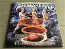 TESTAMENT - TITANS OF CREATION ORG LIM. 2LP BLUE/WHITE INKSPOT - WATER ELEMENT