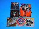 KISS -ROCK AND ROLL+ANIMALIZE+ALIVE +GENE SIMMONS+HOTTER THAN HELL---5 ALBUM LOT