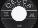 Doo Wop Rockabilly TREBLE CHORDS Teresa / My Little Girl 45 Decca HEAR