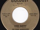 New Mexico Teen Surf Twang Garage FOUR DIMENSIONS Sand Surfin' 45 Goldust HEAR