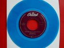 The Beatles  RARE * WHILE MY GUITAR GENTLY WEEPS  * NEW BLUE VINYL JUKE BOX 45