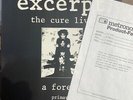 12'inch/Maxi THE CURE *Excerpt/the cure live-The forest*Germany +PROMO-INFOSHEET