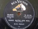 Elvis Presley Shake, Rattle and Roll/Lawdy Miss Clawdy RCA Victor 20-6642 78