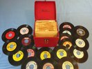 Vintage Platter-Pak Storage Case w/ 68 vinyl 45rpm Square Dance Records (R4)
