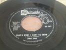 James Carr ?– That's What I Want To Know 7 Inch Vinyl Rare Stateside SS 507