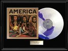 AMERICA HORSE WITH NO NAME DEBUT ALBUM LP WHITE GOLD SILVER PLATINUM TONE RECORD