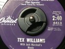 Tex Williams 45 “Smoke, Smoke, Smoke That Cigarette VG+EX SEE & HEAR