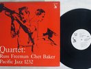 RUSS FREEMAN,CHET BAKER QUARTET LIBERTY LLR-8887 Japan PROMO VINYL LP