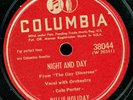 BILLIE HOLIDAY. NIGHT AND DAY / GLOOMY SUNDAY. 78. COLUMBIA 38044.  HEAR