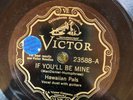 Victor 23588 Hawaiian Pals AWFUL WHAT WHISKEY WILL DO  78 rpm Country  E+ 1931