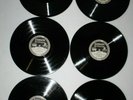 Six Vintage EDISON RECORD 10
