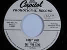 R&B Doo Wop Rocker 45 FIVE KEYS Handy Andy CAPITOL promo VG+ HEAR